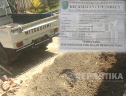 Bangun Kantor Kecamatan Cipeundeuy, CV. Ins Jaya Diduga Abaikan K3 dan Gunakan Bahan Material Dibawah Spek