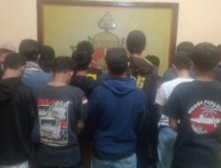 Belasan Pelaku Pemalakan Supir Truk Diamankan Satreskrim Polres Sukabumi