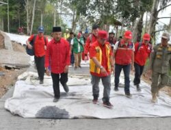 Bupati Cianjur Pantau Pembangunan Jalur Jalan Londok- Banyuning