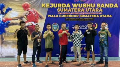 Tanpa Bantuan KONI Langkat, Wushu Tetap Berangkatkan Atlet ke Kejurda