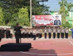 Polres Polewali Mandar Gelar Upacara Peringatan Hari Pahlawan