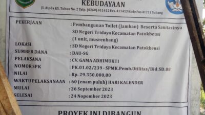 CV. Gama Adhimukti dan CV. Alfin Putra Pratama, Diduga Gunakan Bahan Material Tak Berkualitas