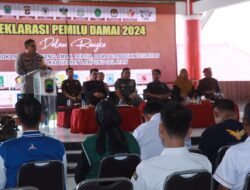 Bupati Lamsel Gelar Deklarasi Pemilu Damai 2024