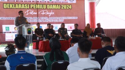 Bupati Lamsel Gelar Deklarasi Pemilu Damai 2024