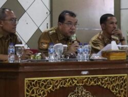 H.Mukti Pimpin Rapat Laporan Kinerja Pj Bupati, Bidang Inovasi dan Matrik 10 Indikator