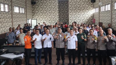 Sambut Tahun Baru 2024, Polres Lamsel Melaksanakan Rapat Kordinasi, Siap Amankan Ibadah Natal