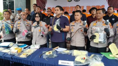 Polres Metro Bekasi Kabupaten Gelar 12 Kasus Dengan 28 Tersangka