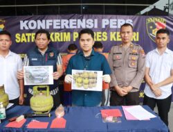 Tim Resmob Polres Kediri Berhasil Ringkus Tiga Pelaku Pencuri Gas Elpiji