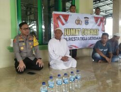 Jumat Curhat, Kapolresta Deli Serdang Dengarkan Keluhan Masyarakat