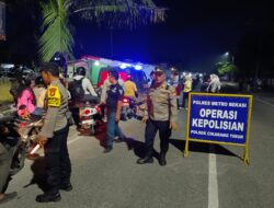 Kapolres Metro Bekasi Instruksikan Polsek Jajaran Gelar Operasi Kejahatan Jalanan Malam Hari