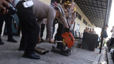 Gelar Razia, Polres Lamsel Dapati 105 Pengguna Knalpot Brong