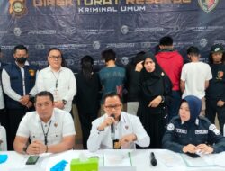 Satreskrim Polrestabes Palembang Amankan Pelaku Duel Remaja Putri