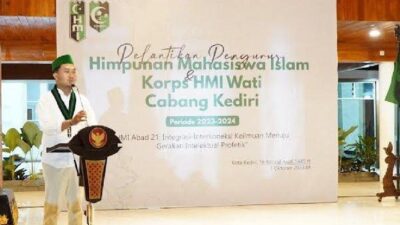 Pemilu 2024, HMI Kediri Tolak Kampanye Hitam dan Ajak Mahasiswa Edukasi Positif