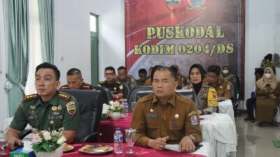 Wakapolresta Deli Serdang Hadiri Kegiatan Komunikasi Sosial di Makodim 0204/DS