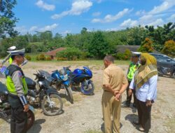 Satlantas Polres PALI Gelar Sosialisasi Larangan Penggunaan Knalpot Brong