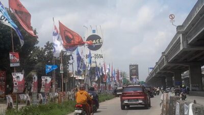 Masa Tenang, APK di Kota Bekasi Masih Bertebaran