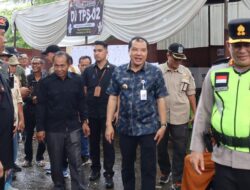 Pastikan Pemilu Aman, Pj Bupati Merangin Pantau Langsung Sejumlah TPS