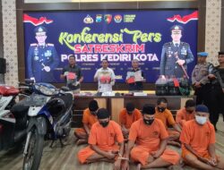 Sebulan Polres Kediri Kota Berhasil Ungkap 8 Kasus, Diantaranya Penyalahgunaan BBM Bersubsidi