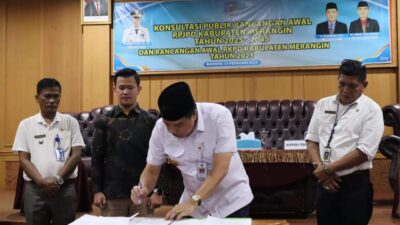 Pj Bupati Merangin Buka Konsultasi Publik Terkait Ranwal RPJPD Merangin 2025-2045 dan Ranwal RKPD Merangin 2025