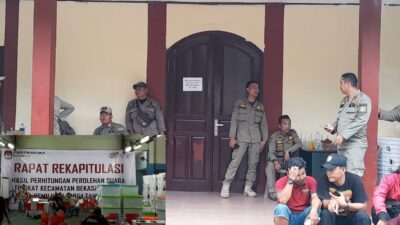 Proses Rekapitulasi Penghitungan Suara di Kota Bekasi, Sempat Diwarnai Ketegangan Antara Panitia dan Kontestan