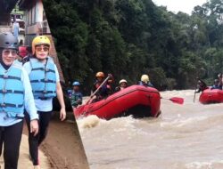 Plt Kajati Jambi Puas Arung Jeram di Merangin, Enen Saribanon : Geopark Merangin-Jambi Punyo Kito Luar Biasa