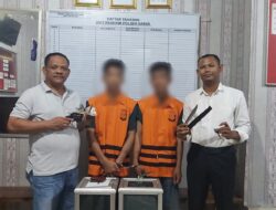 Dua Pemuda Bobol Kotak Amal Masjid Diamankan Polsek Natar