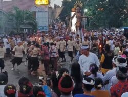 Camat Palas Buka Pentas Parade Seni Ogoh-Ogoh, Upacara Tawur Agung Kesanga