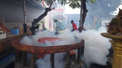 Lapas Kelas IIA Kalianda Lamsel Laksanakan Kegiatan Fogging