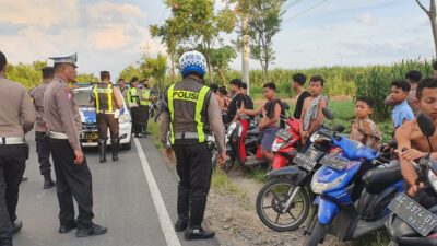 Diduga Hendak Balap Liar, Puluhan Pemuda di Kediri Diamankan Polisi