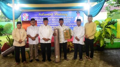 Bupati Deli Serdang Bersafari Ramadan di Masjid Al Ikhlas Desa Sunggal Kanan