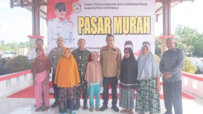 Kegiatan Pasar Murah oleh PJ. Bupati di Awal Ramadhan Mendapat Apresiasi dari Dandim 1311/ Morowali