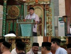 Pj Wako Lubuklinggau Laksanakan Safari Ramadhan di Masjid Agung As-Salam