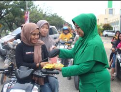 Berbagi Berkah Ramadhan Bersama Ketua Persit Kartika Chandra Kirana Cabang LXVIII Kodim 1311/Morowali