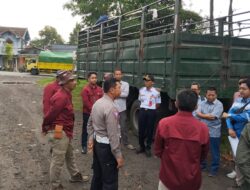 “ANDALALIN” Kanit Kamsel Satlantas Polres Kediri Tinjau Lokasi Penambangan PT. Iki Pasir Apik