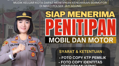 Polsek Jati Agung Buat Pelayanan Penitipan Motor Gratis Selama Mudik Lebaran 2024