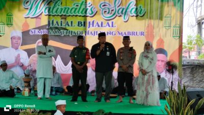 Kades Kedung Waringin Hj. Tita Komala Gelar Halal Bihalal