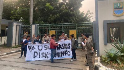 Kasus Dugaan Korupsi Diskominfo, Mahasiswa Geruduk Kejari Kabupaten Bekasi