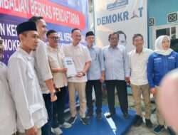 Terima Pengembalian Formulir Pandu Kesuma Dawangsa, Partai Demokrat Lamsel : 4 Calon Lain Belum Mengembalikan