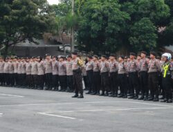 Tabligh Akbar Bersama Gus Iqdam, Polres Kediri Siagakan Ratusan Personil dan Tenaga Kesehatan