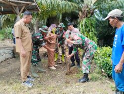 Babinsa Kodim 1311/M, Babinkamtibmas, Aparat Pemdes Canangkan Penghijauan