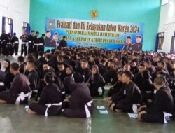 Cegah Gangguan, Polres Kediri Pam dan Monitoring Tes Kenaikan Tingkat Perguruan Silat PSHT