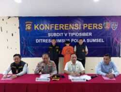 Subdit Siber Ditreskrimsus Polda Sumsel Tangkap Pelaku Promosi Judi Online, Dua Pelaku Pelajar