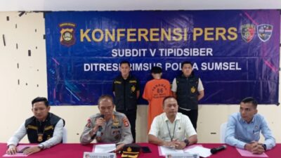 Subdit Siber Ditreskrimsus Polda Sumsel Tangkap Pelaku Promosi Judi Online, Dua Pelaku Pelajar