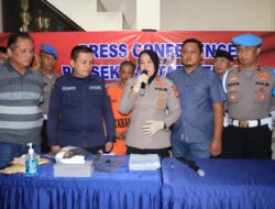 Polsek Bantargebang Rilis Kasus Pemerasan dan Perampasan Kendaran Motor