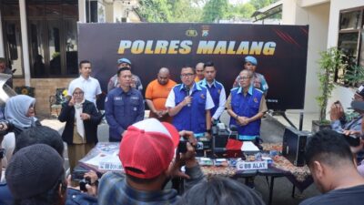 Polisi Amankan Tersangka Pungli Pembuatan Dokumen Kependudukan di Kabupaten Malang