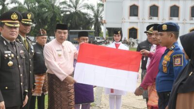 Pemkab Merangin Peringati Hari Lahir Pancasila, Pj Bupati Merangin H Mukti, Bertindak Sebagai Inspektur Upacara