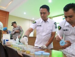 Tes Urine Mendadak, Personel Polres Kediri Dinyatakan Negatif