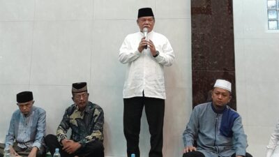 HM Ali Yusuf Siregar Hadiri Pengajian FKSMM di Sunggal