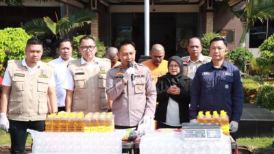 Polisi Bongkar Produsen ‘Minyak Kita’ Palsu Beromzet Ratusan Juta Rupiah di Malang