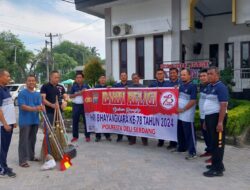 Menyambut Hari Bhayangkara Ke 78, Polresta Deli Serdang Lakukan Bhakti Religi Bersih-Bersih Rumah Ibadah